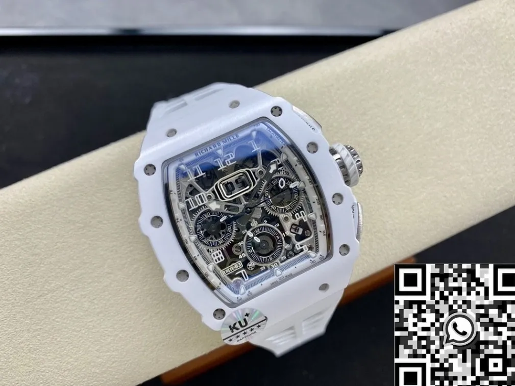 Richard Mille RM011-03 White Dial Watch KU Factory Popular 2545