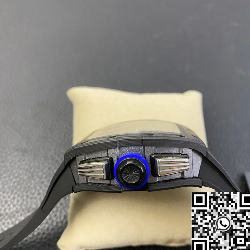 Richard Mille RM011 Blue Dial Carbon Fiber Watch Case KV Factory Supportive 2524