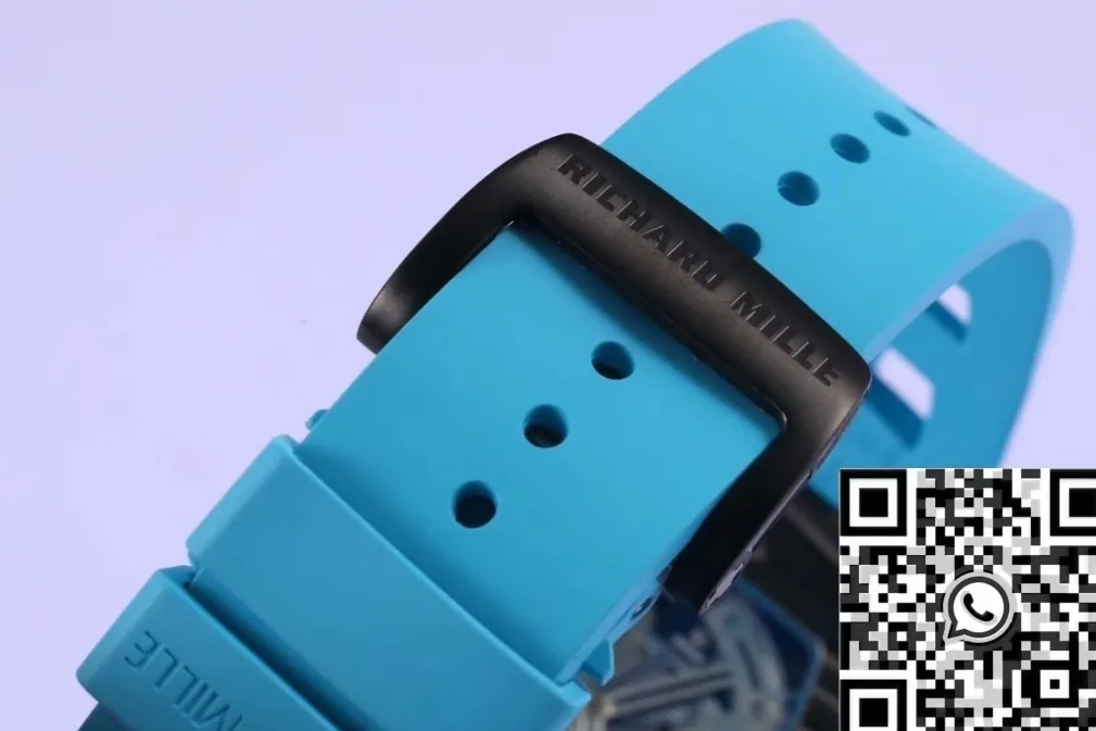 Richard Mille RM011 Blue Rubber Strap Watch KV Factory EasyMatch 2528