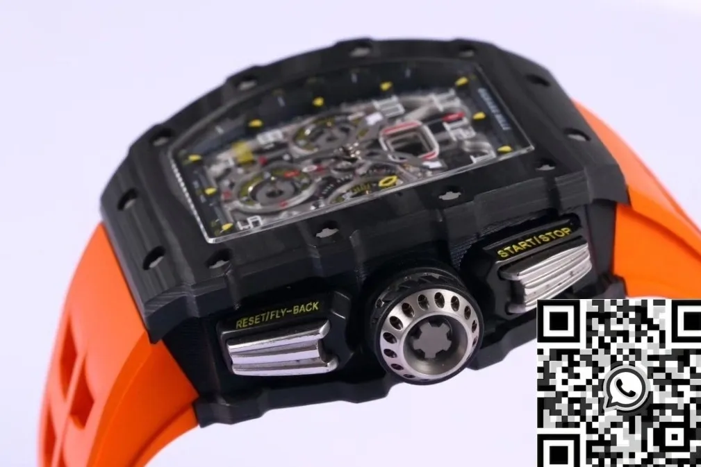 Richard Mille RM011 Carbon Fiber Watch Case KV Factory Unisex 2527