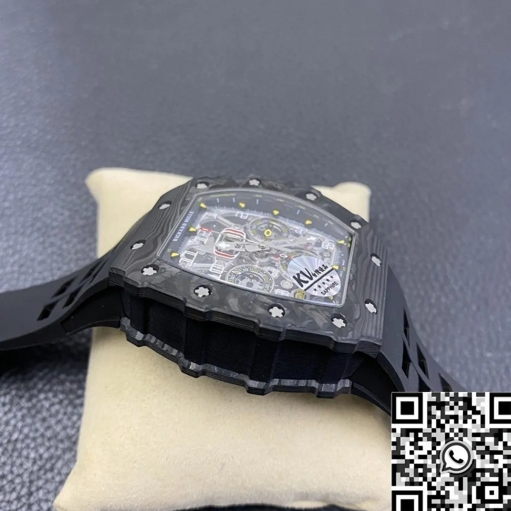 Richard Mille RM011 Carbon Fiber Watch Case KV Factory Effortless 2525