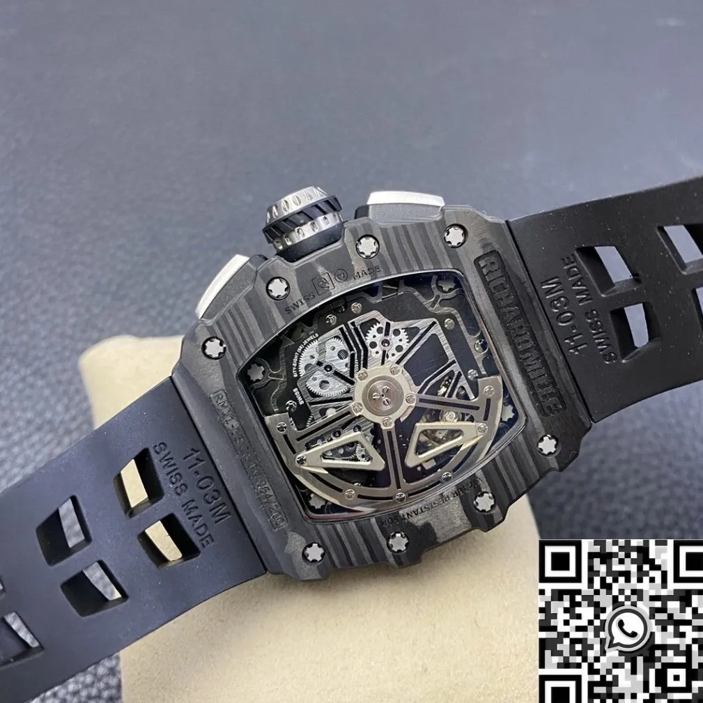 Richard Mille RM011 Carbon Fiber Watch Case KV Factory Effortless 2525