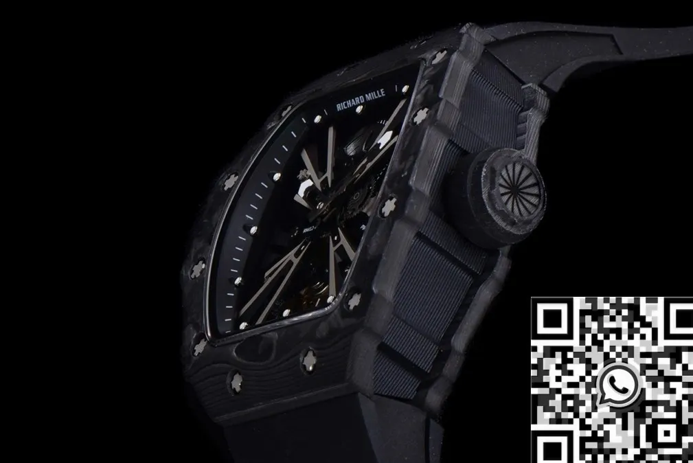 Bold Richard Mille RM011 Tourbillon Series Carbon Fiber Watch Case KV Factory 2532