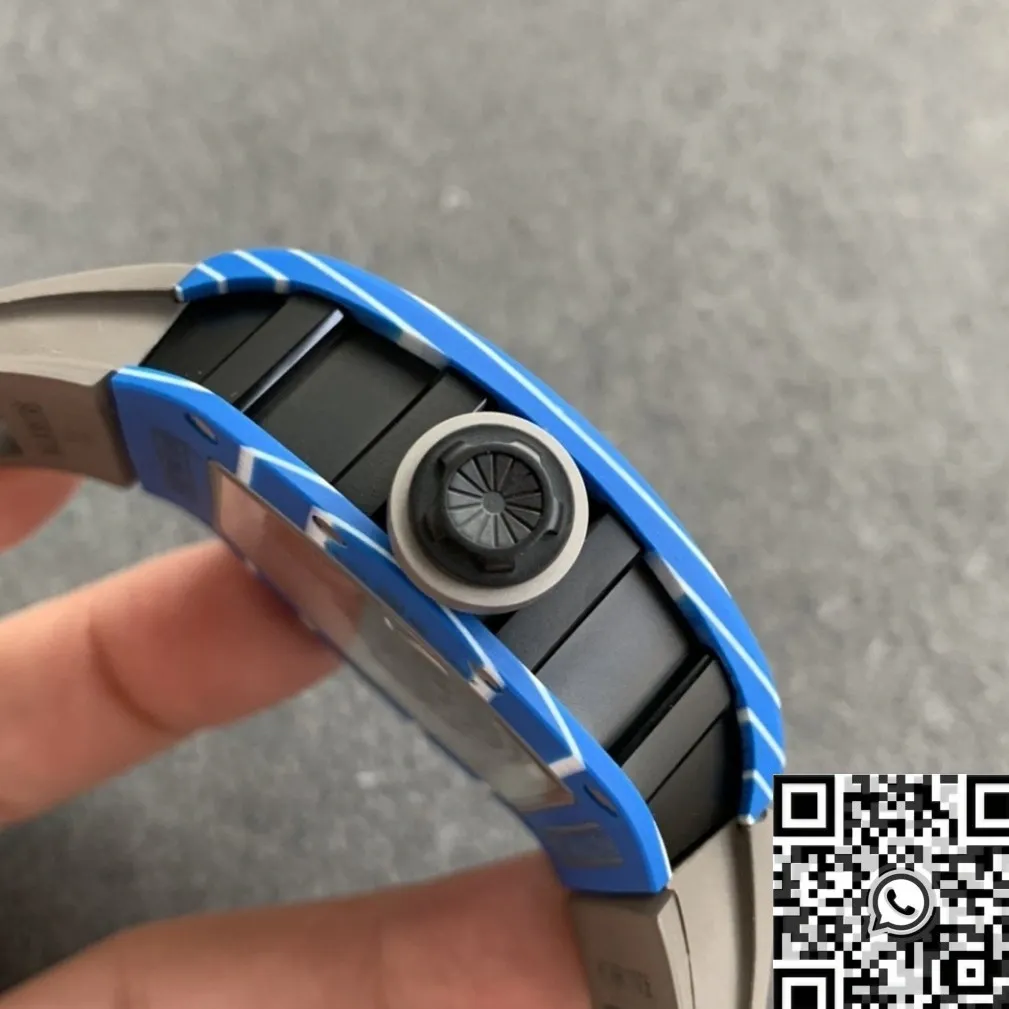 GoodFit Richard Mille RM052 Blue Carbon Fiber Case Watch YS Factory 2872