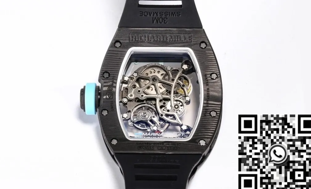 Snug Richard Mille RM055 Blue Dial Watch BBR Factory 2578