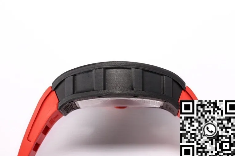 Richard Mille RM055 Red Rubber Strap Watch BBR Factory Lightweight 2577