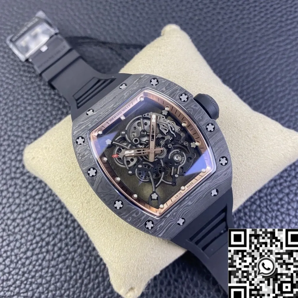 Durable Richard Mille RM055 Rose Gold Dial Watch KU Factory 2550