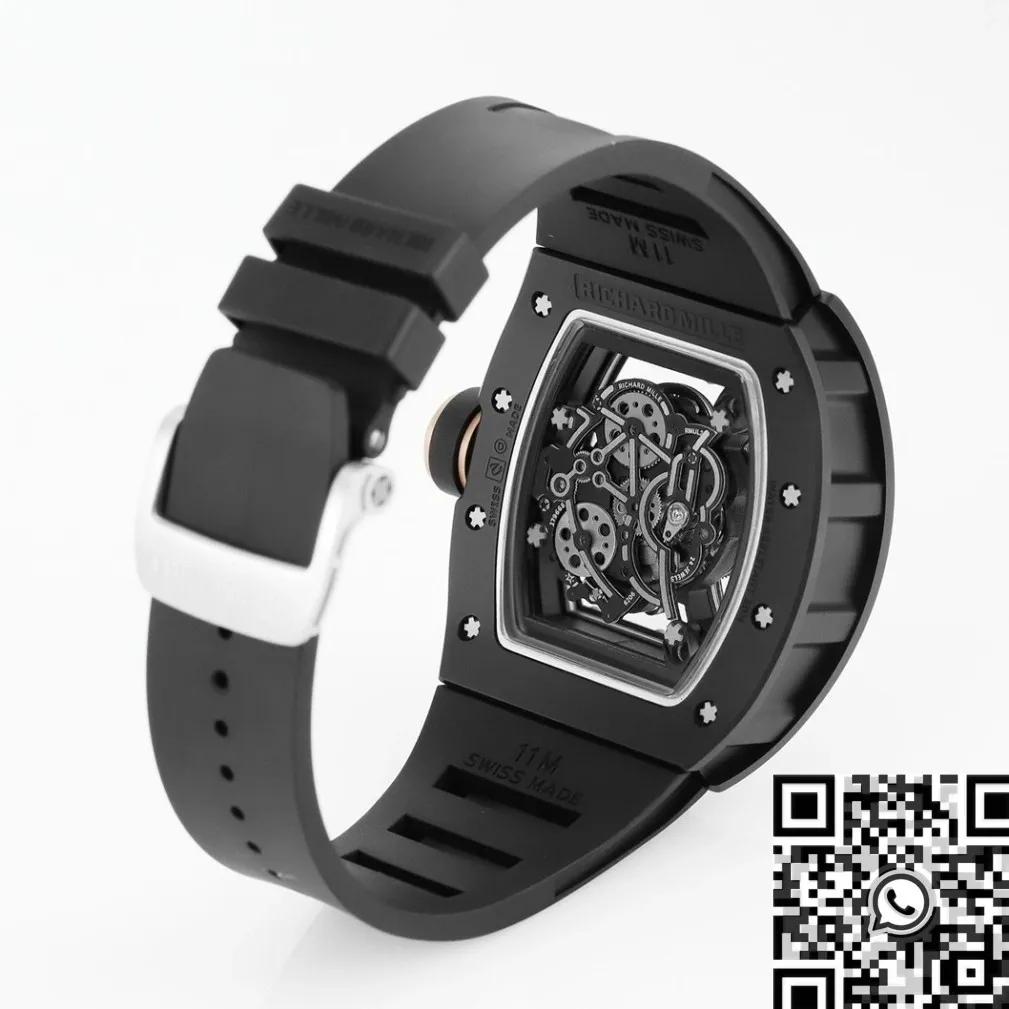 Compact Richard Mille RM055 V5 Black Ceramics Watch KV Factory 2551