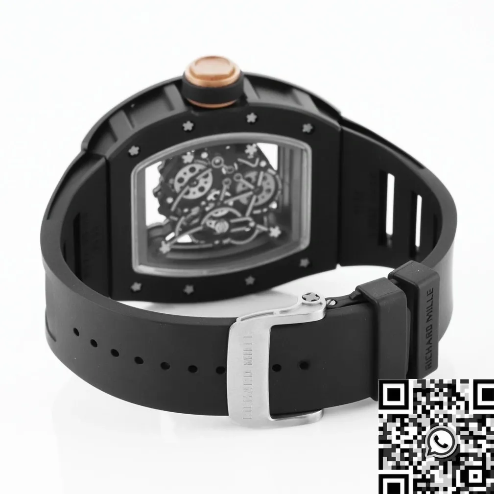 Compact Richard Mille RM055 V5 Black Ceramics Watch KV Factory 2551