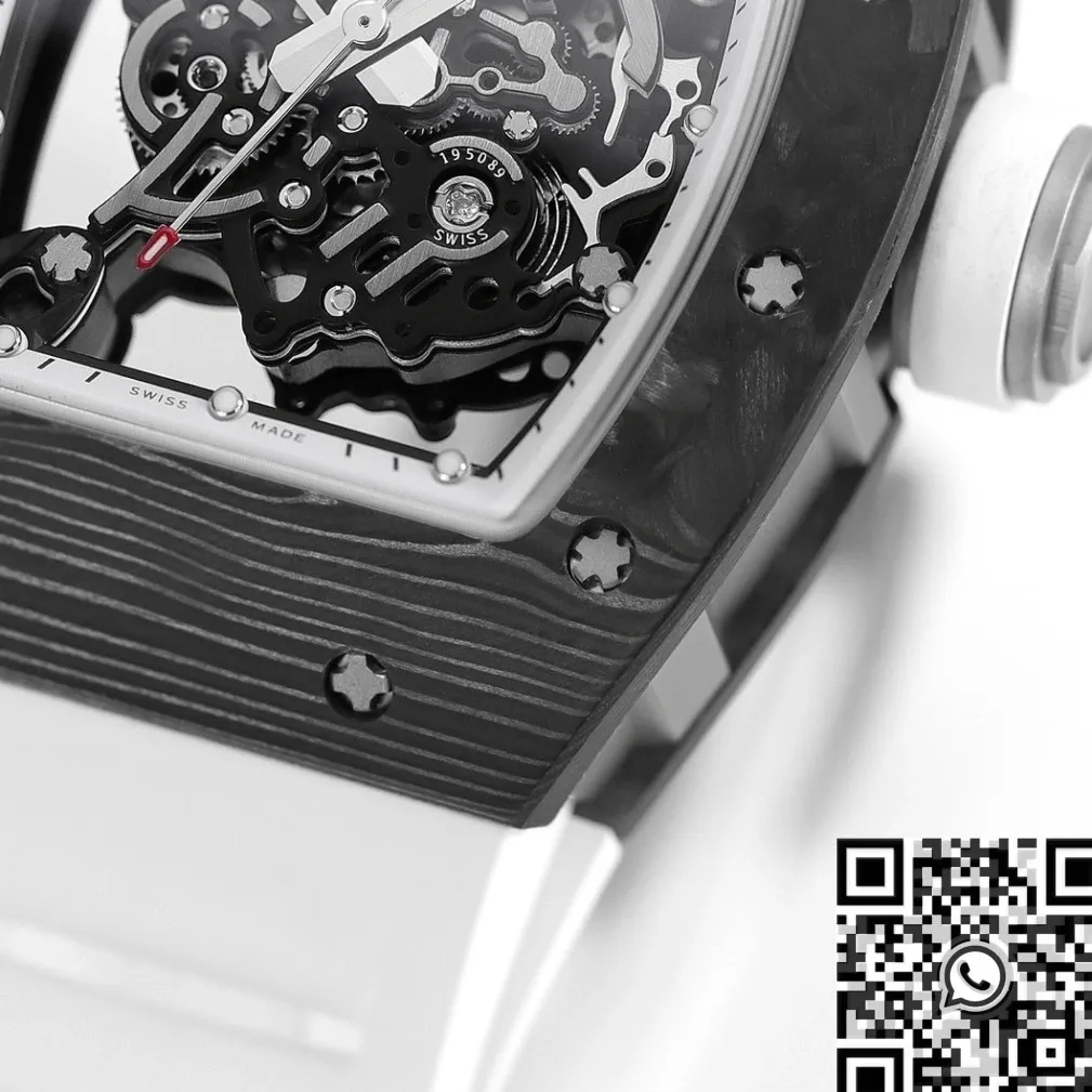 Richard Mille RM055 V5 Carbon Fiber Watch Case KV Factory Supportive 2547