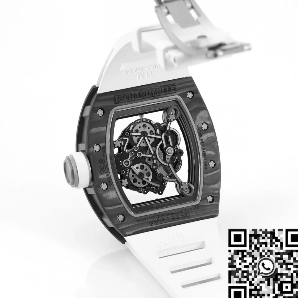 Richard Mille RM055 V5 Carbon Fiber Watch Case KV Factory Supportive 2547