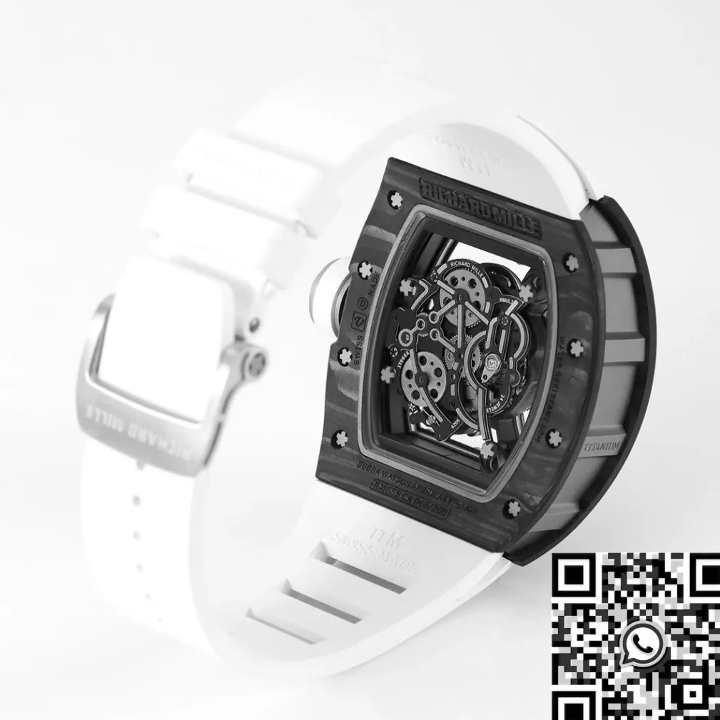 Richard Mille RM055 V5 Carbon Fiber Watch Case KV Factory Supportive 2547