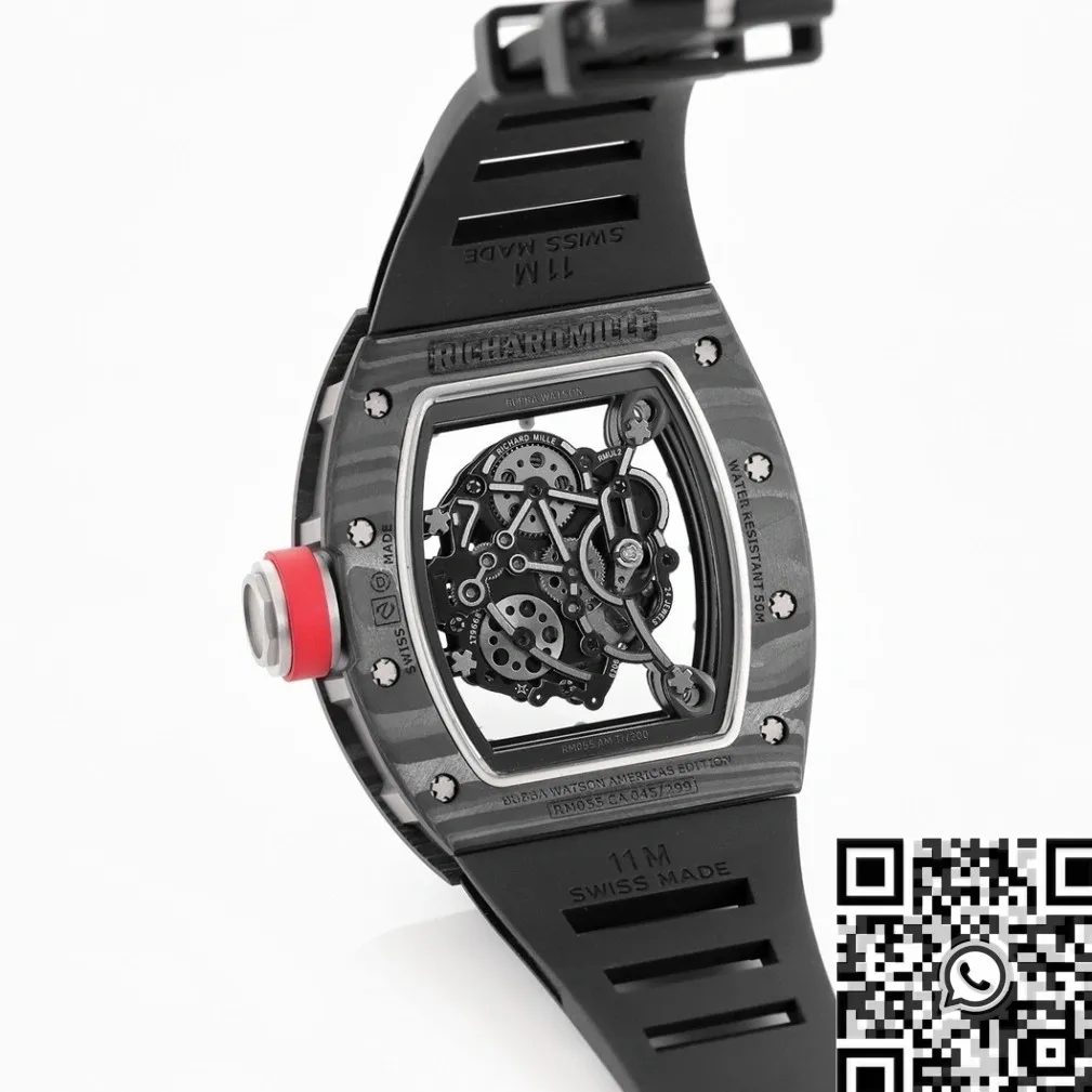 Neat Richard Mille RM055 V5 Carbon Fiber Watch Case KV Factory 2552