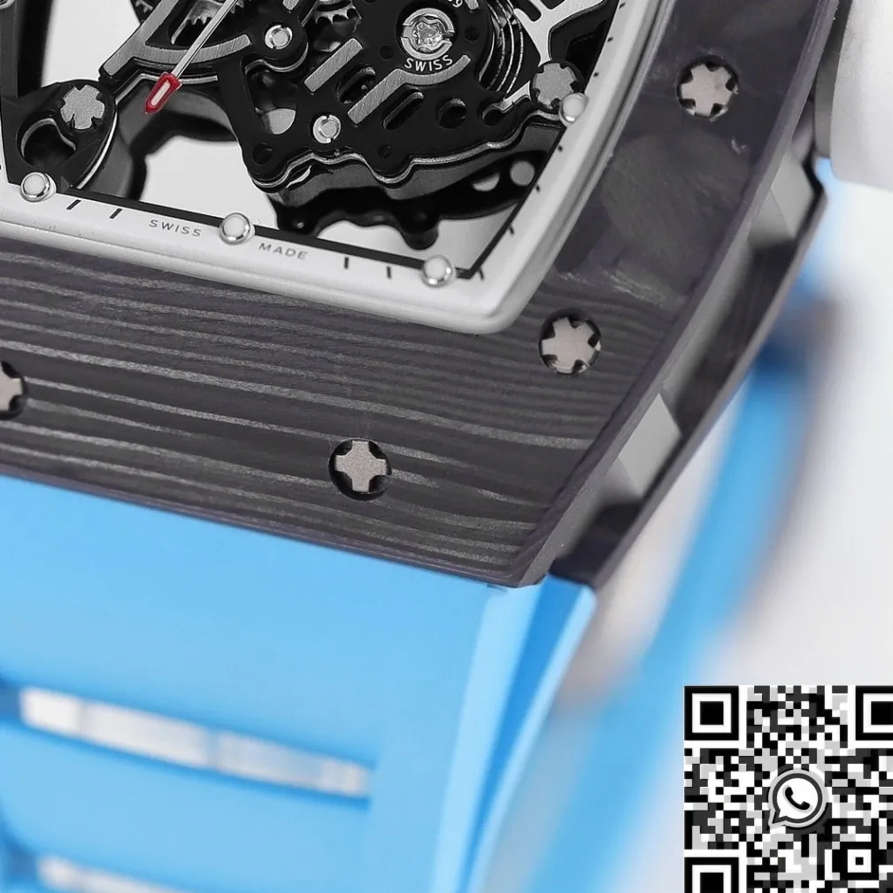 FastDry Richard Mille RM055 V5 Carbon Fibre Case Watch KV Factory 2549