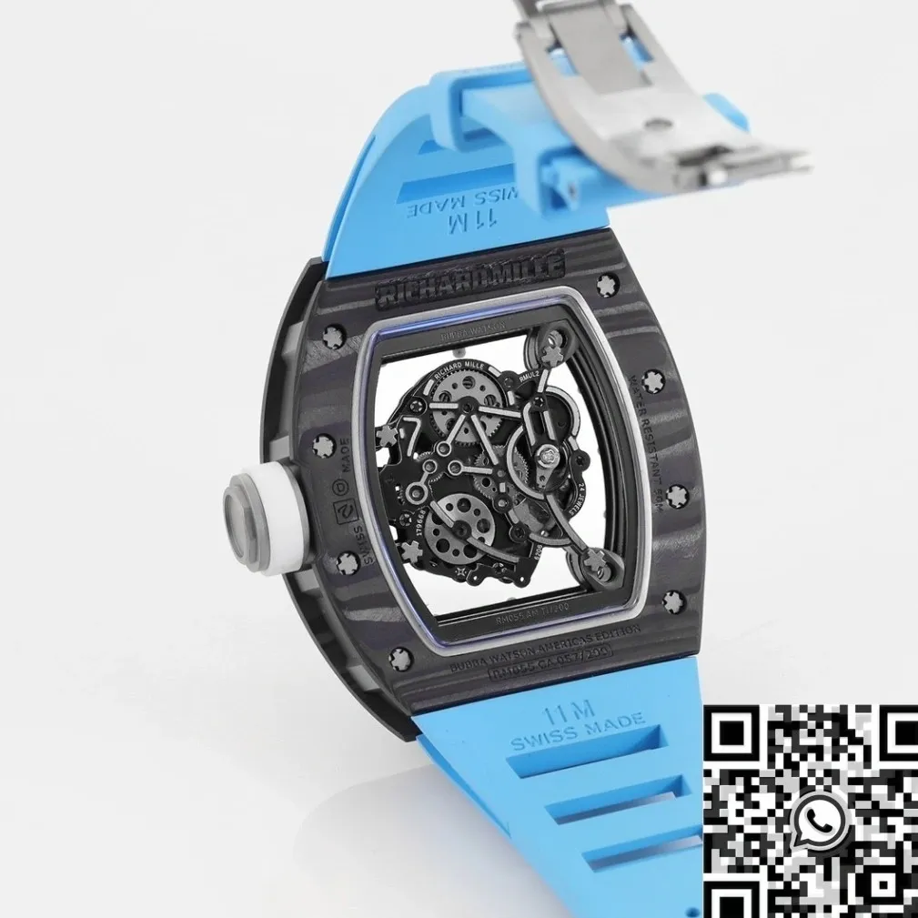 FastDry Richard Mille RM055 V5 Carbon Fibre Case Watch KV Factory 2549
