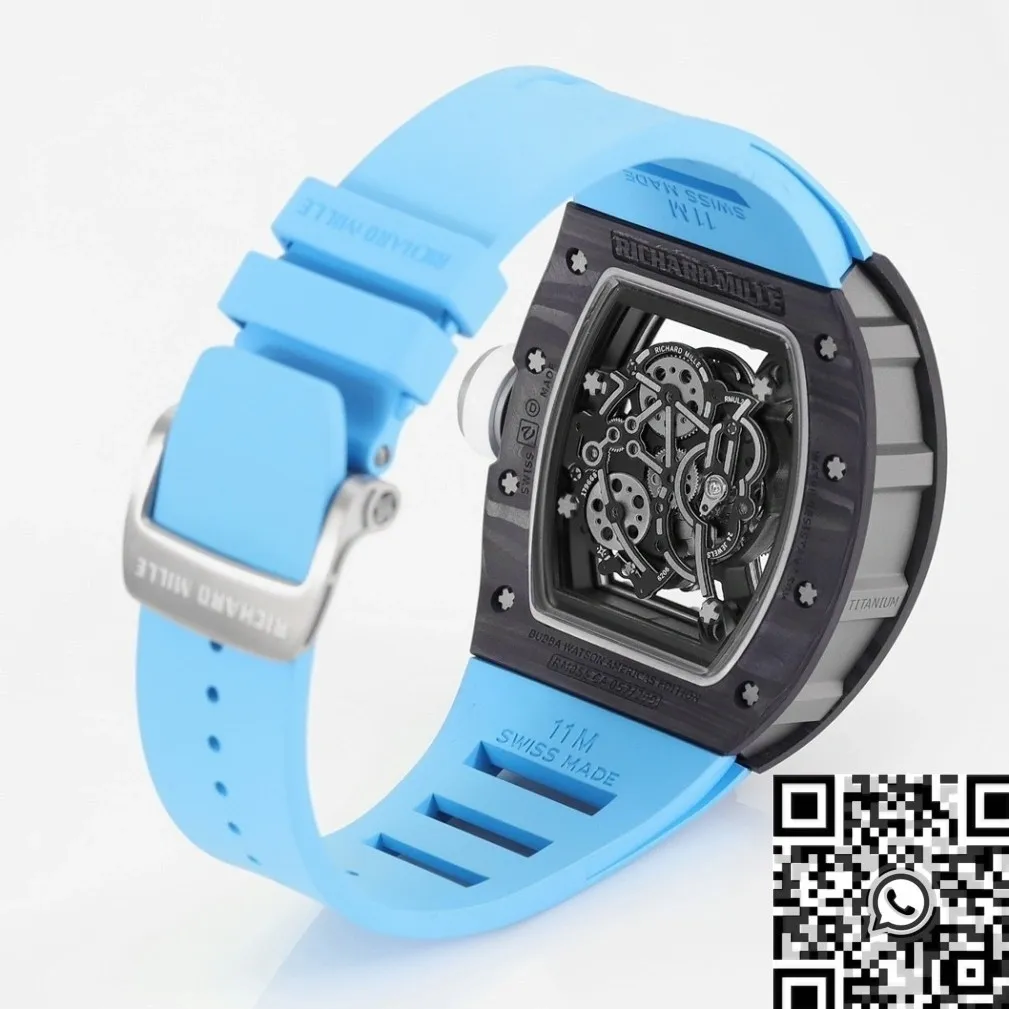 FastDry Richard Mille RM055 V5 Carbon Fibre Case Watch KV Factory 2549
