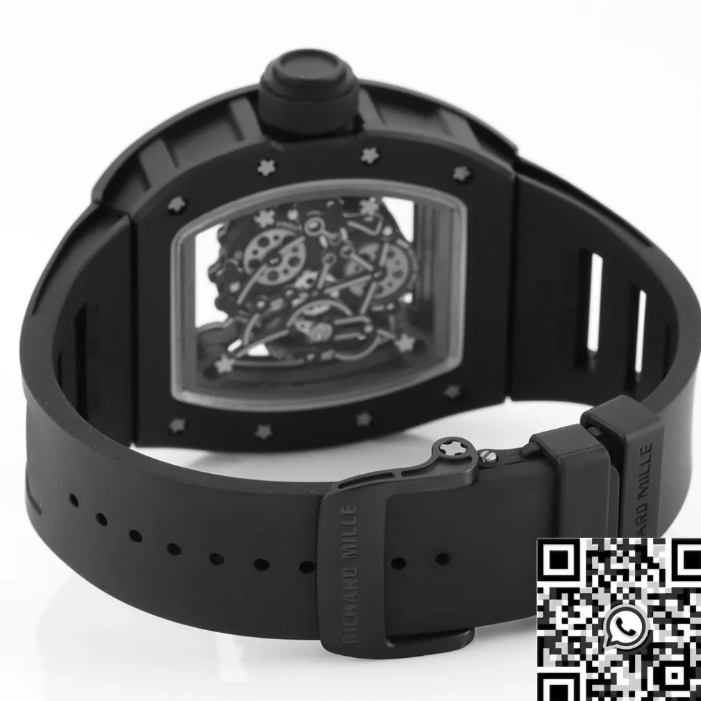 SmoothTexture Richard Mille RM055 V5 Red Dial Watch KV Factory 2555