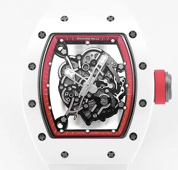 Richard Mille RM055 V5 Red Dial Watch KV Factory EasyMatch 2557