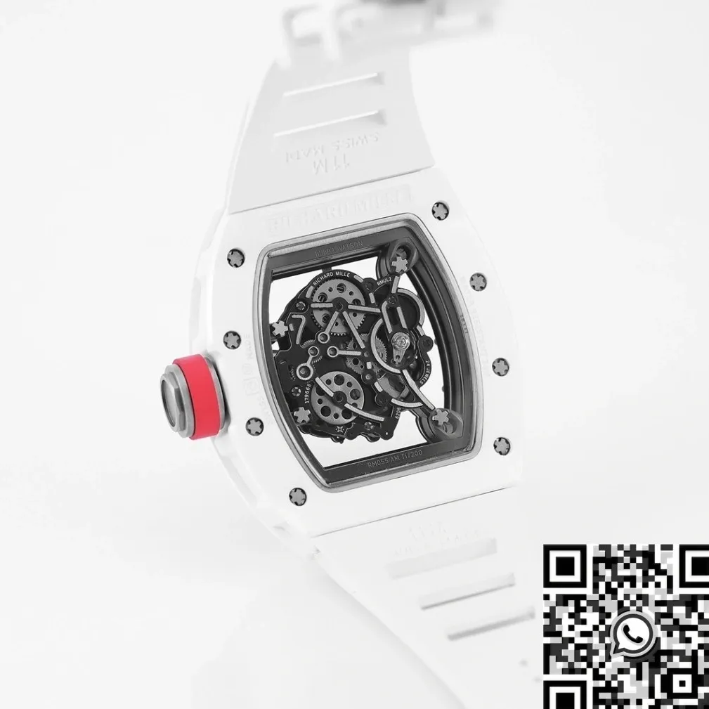 Richard Mille RM055 V5 Red Dial Watch KV Factory EasyMatch 2557