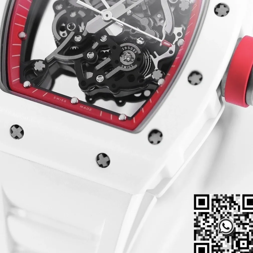 Richard Mille RM055 V5 Red Dial Watch KV Factory EasyMatch 2557