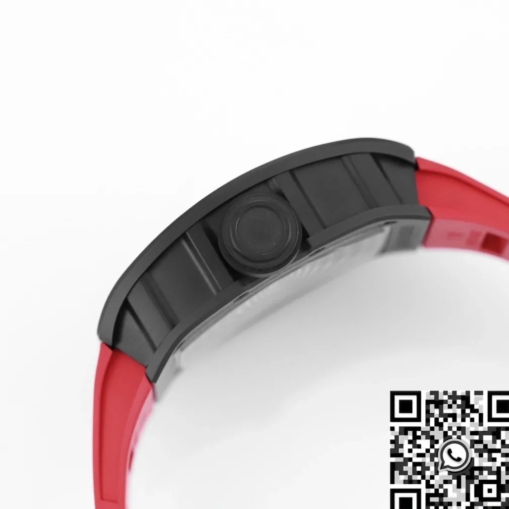 Richard Mille RM055 V5 Red Rubber Strap Watch KV Factory WeatherProof 2559