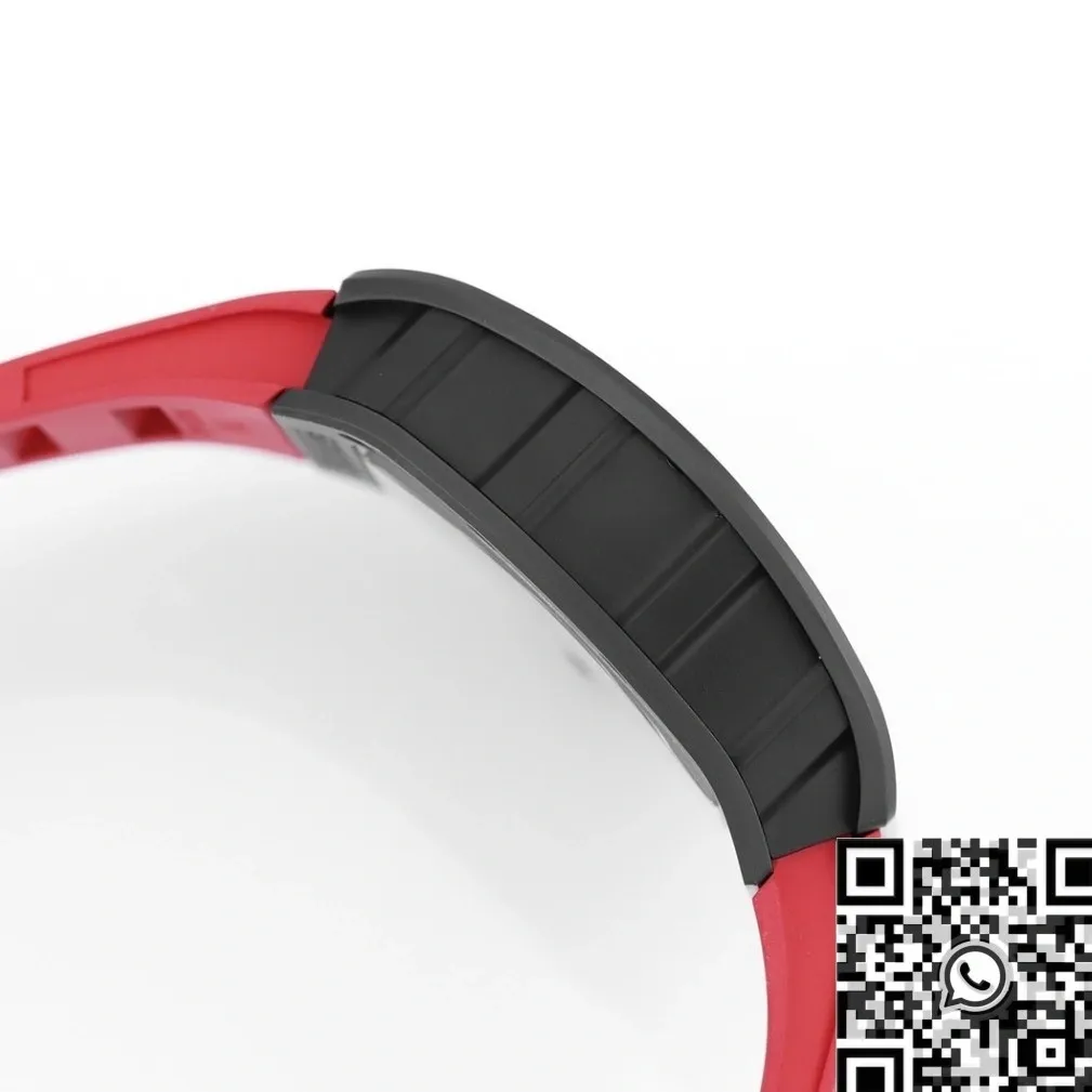 Richard Mille RM055 V5 Red Rubber Strap Watch KV Factory WeatherProof 2559