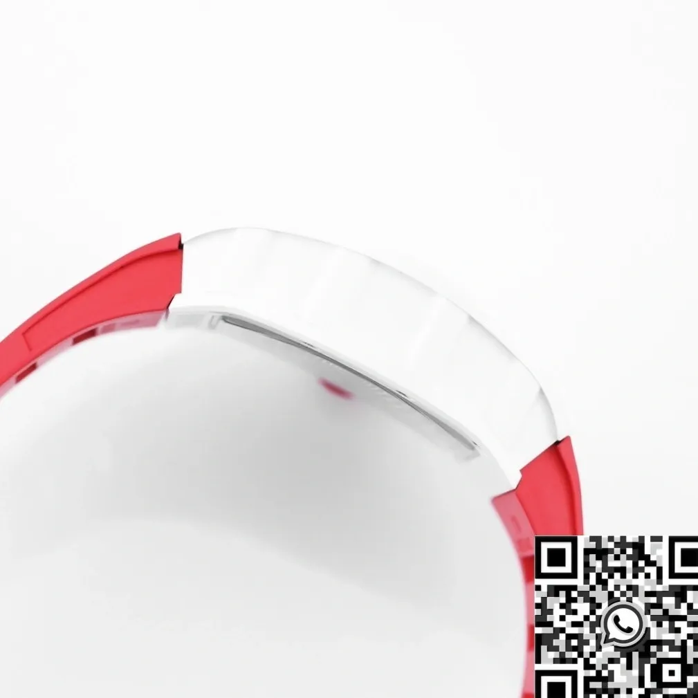 Popular Richard Mille RM055 V5 Red Rubber Strap Watch KV Factory 2561