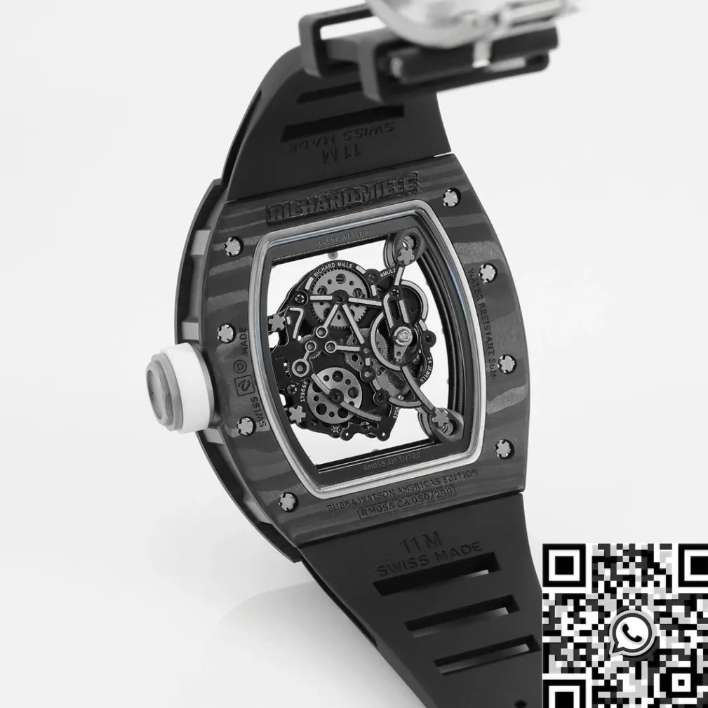 Colorful Richard Mille RM055 V5 White Dial Case Watch KV Factory 2560