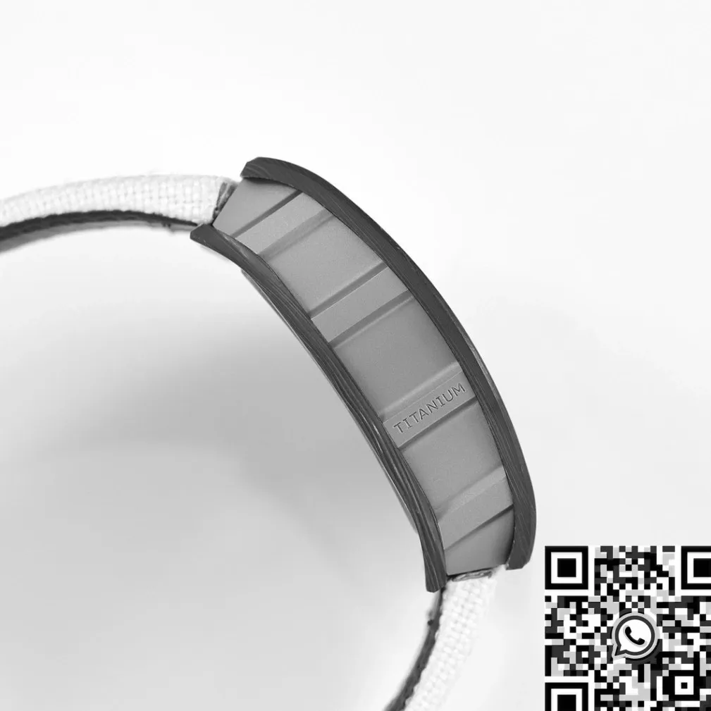 SportInspired Richard Mille RM055 V5 White Nylon Strap Watch KV Factory 2563