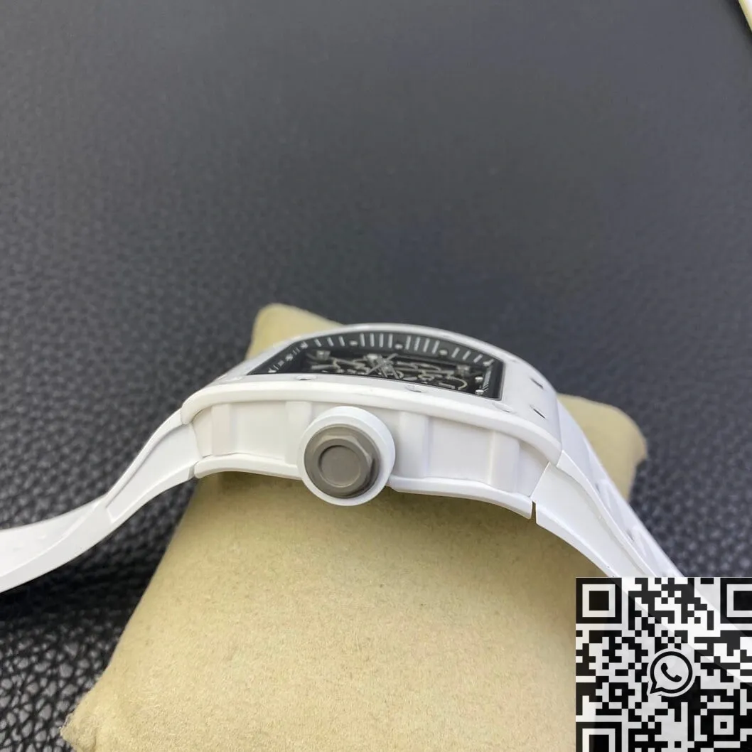 Cozy Richard Mille RM055 White Ceramic Watch ZF Factory 2277