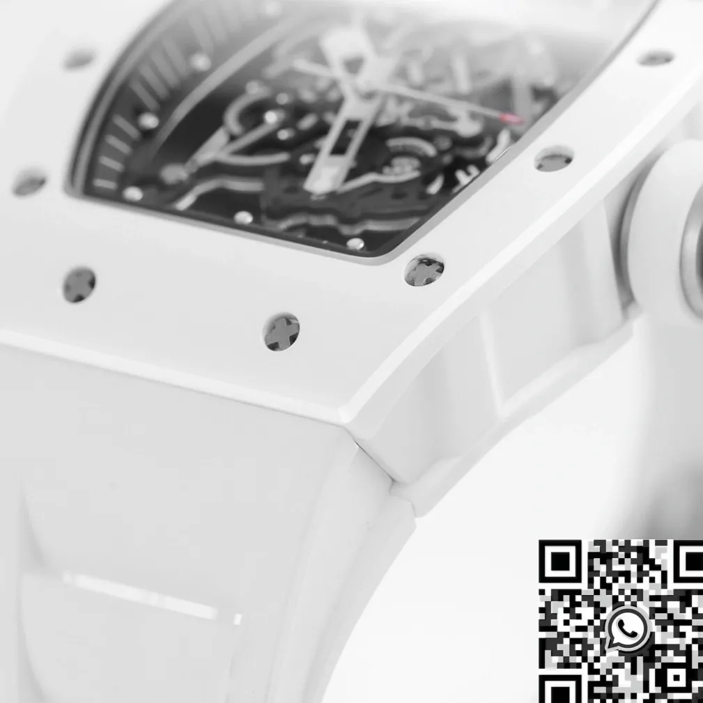 Richard Mille RM055 White Ceramics Watch KV Factory Attractive 2567
