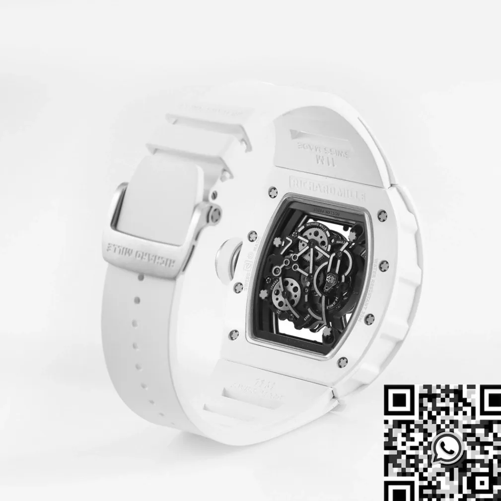 Richard Mille RM055 White Ceramics Watch KV Factory Attractive 2567