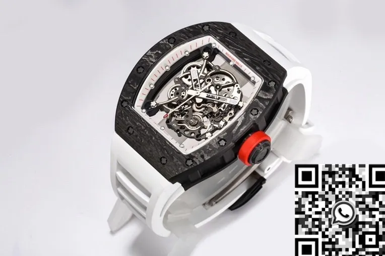 Richard Mille RM055 White Rubber Strap Watch BBR Factory UrbanChic 2579