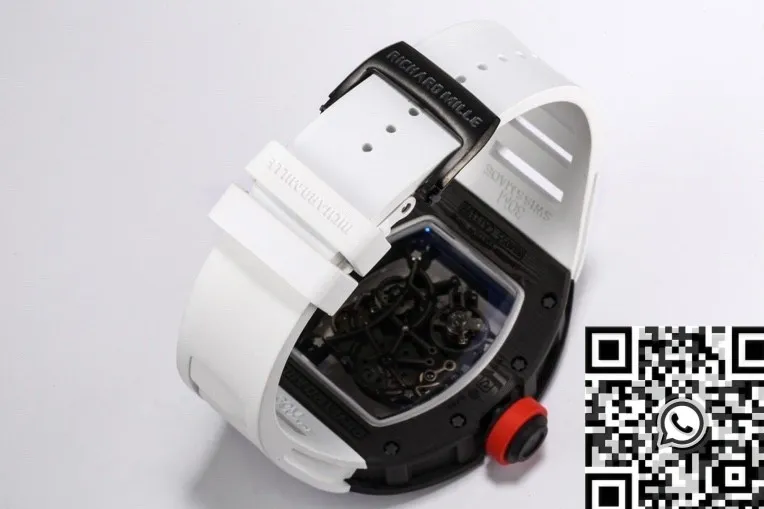 Richard Mille RM055 White Rubber Strap Watch BBR Factory UrbanChic 2579