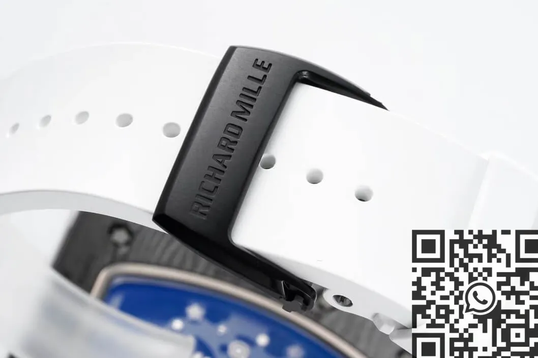 Richard Mille RM055 White Rubber Strap Watch ZF Factory Practical 2279