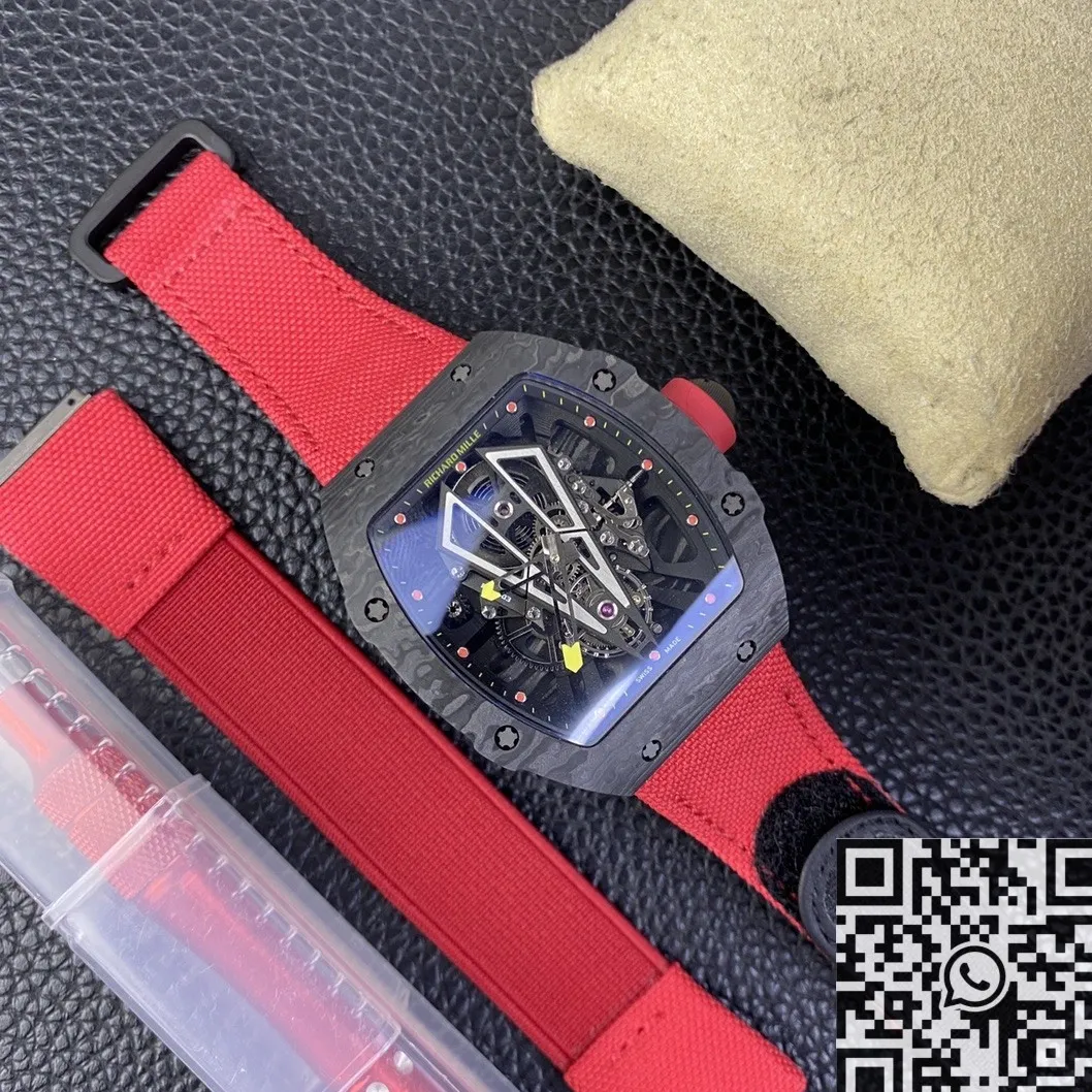Richard Mille RM27-03 Tourbillon Black Carbon Fiber Watch BBR Factory SmoothTexture 2583