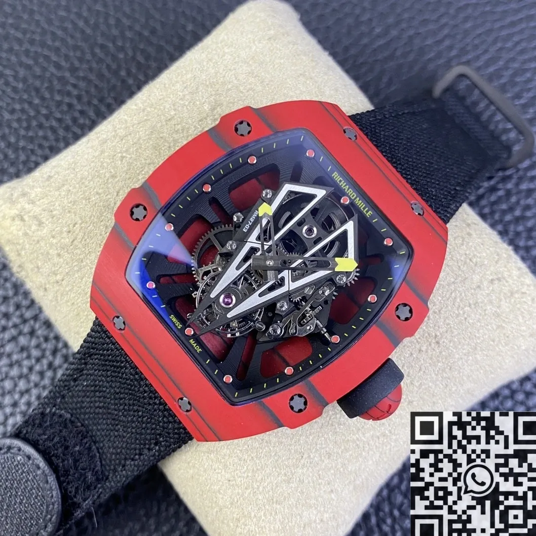 Richard Mille RM27-03 Tourbillon Red Carbon Fiber Watch BBR Factory TechFriendly 2592