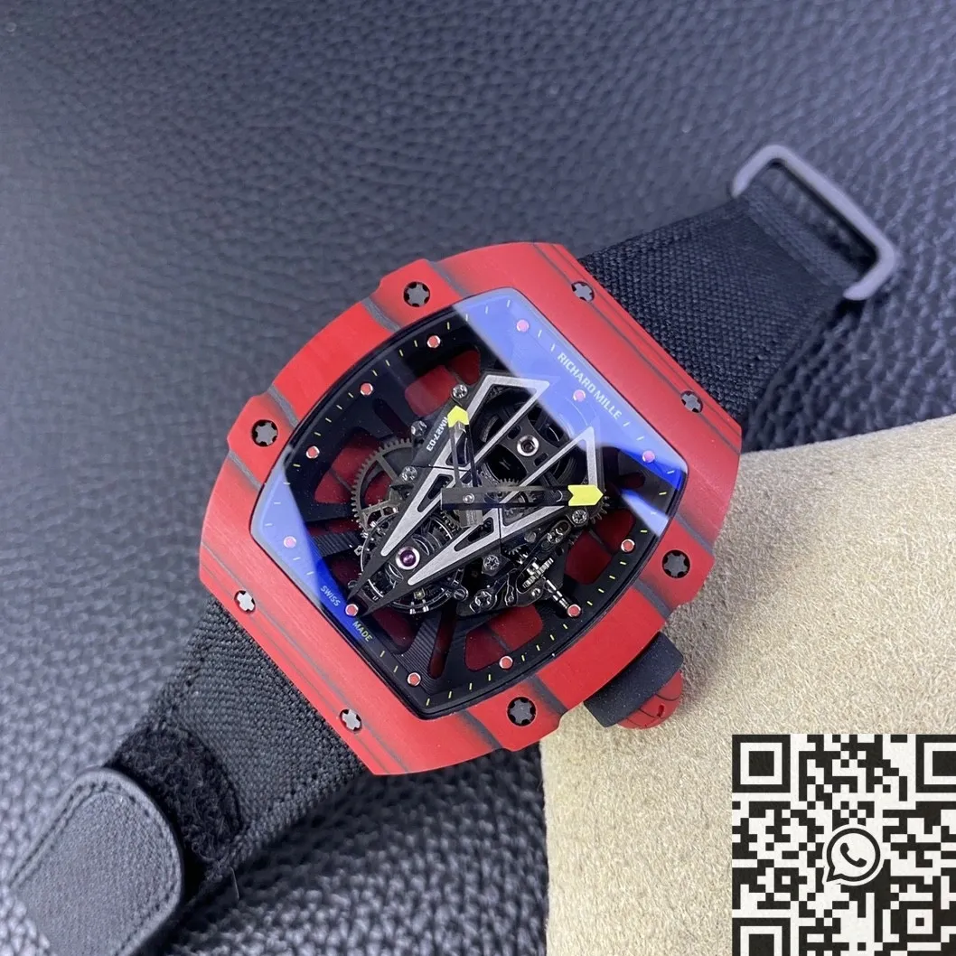 Richard Mille RM27-03 Tourbillon Red Carbon Fiber Watch BBR Factory TechFriendly 2592