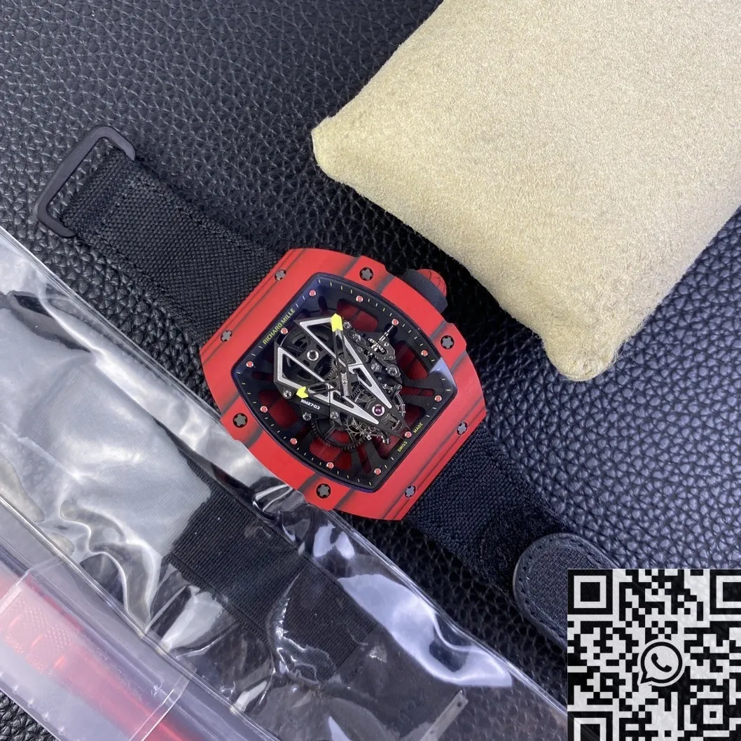 Richard Mille RM27-03 Tourbillon Red Carbon Fiber Watch BBR Factory TechFriendly 2592