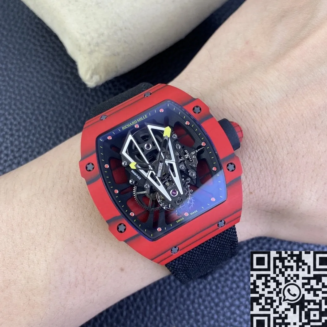 Richard Mille RM27-03 Tourbillon Red Carbon Fiber Watch BBR Factory TechFriendly 2592