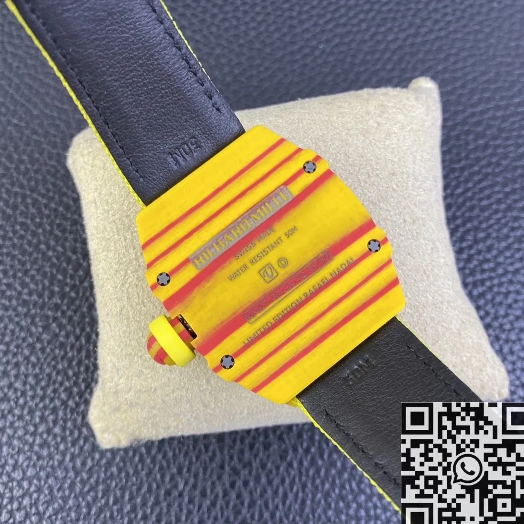 Richard Mille RM27-03 Tourbillon Yellow Strap Watch BBR Factory Snug 2595