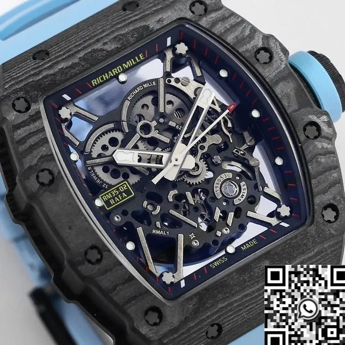 Richard Mille RM35-02 Blue Strap Watch BBR Factory Popular 2590