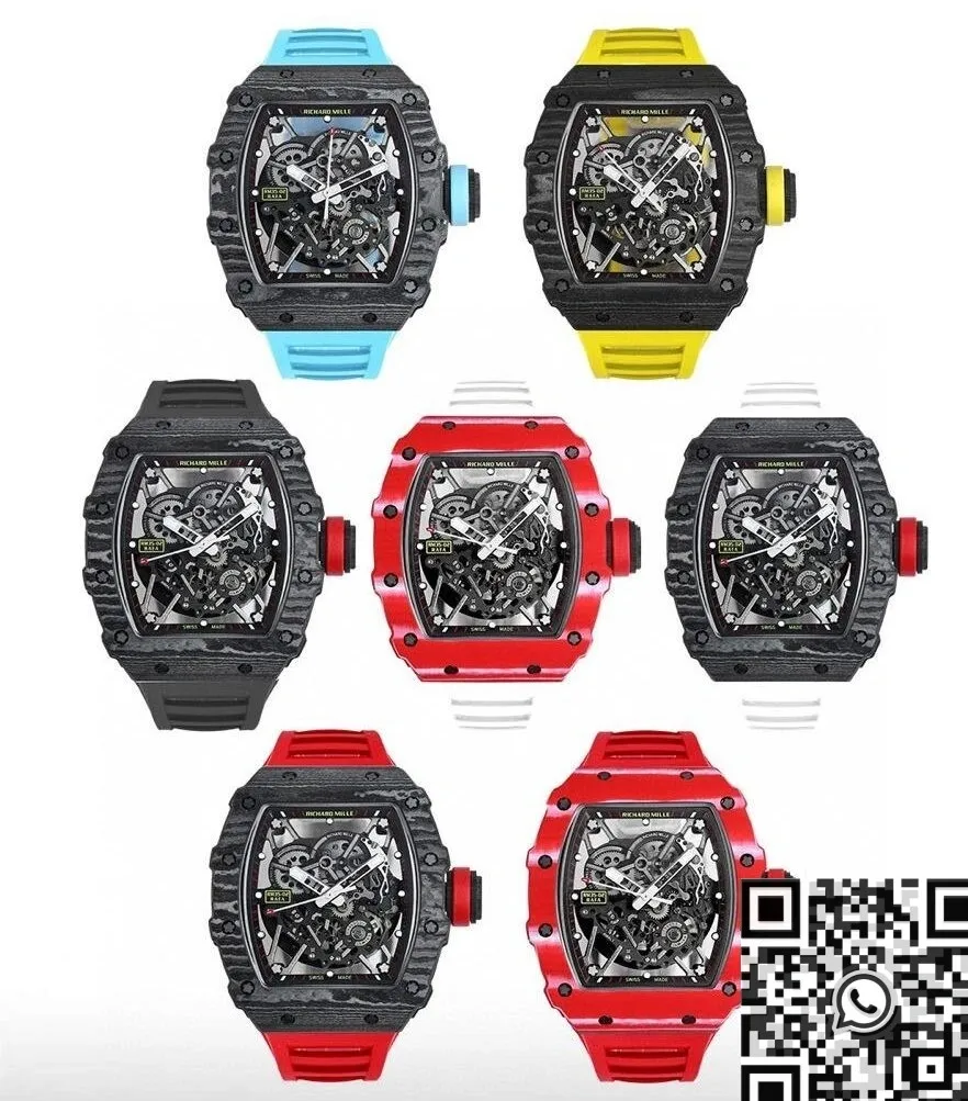 Richard Mille RM35-02 Blue Strap Watch BBR Factory Popular 2590