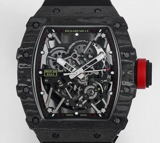Richard Mille RM35-02 Carbon Fiber Case Watch BBR Factory Fashionable 2587