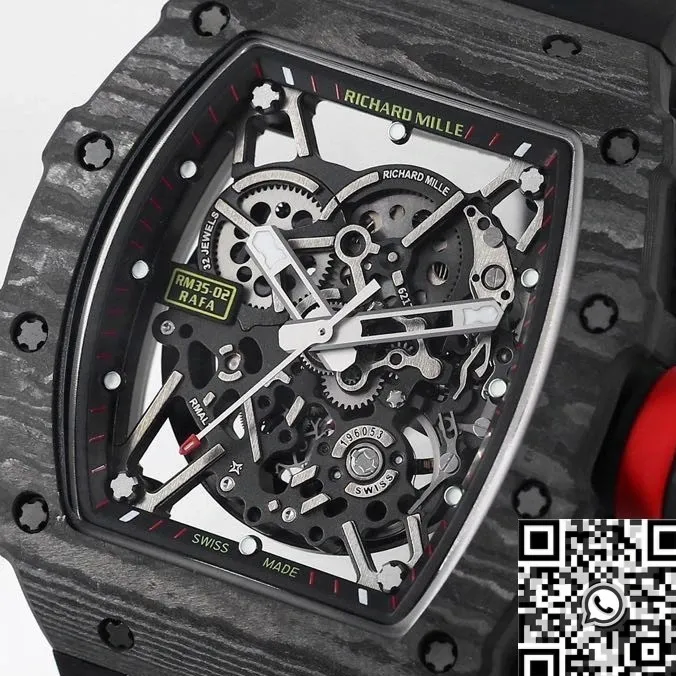 Richard Mille RM35-02 Carbon Fiber Case Watch BBR Factory Fashionable 2587