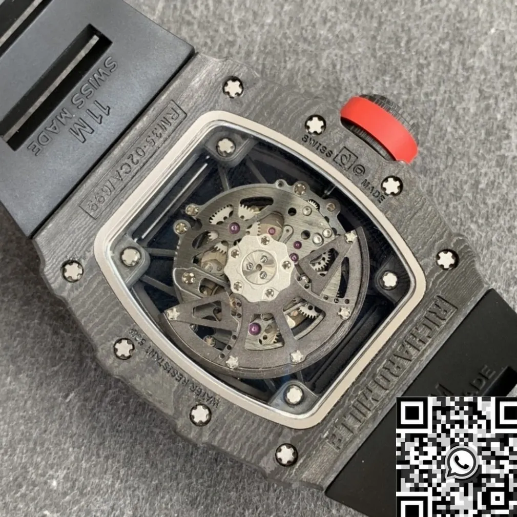 Effortless Richard Mille RM35-02 Carbon Fiber Case Watch ZF Factory 2286