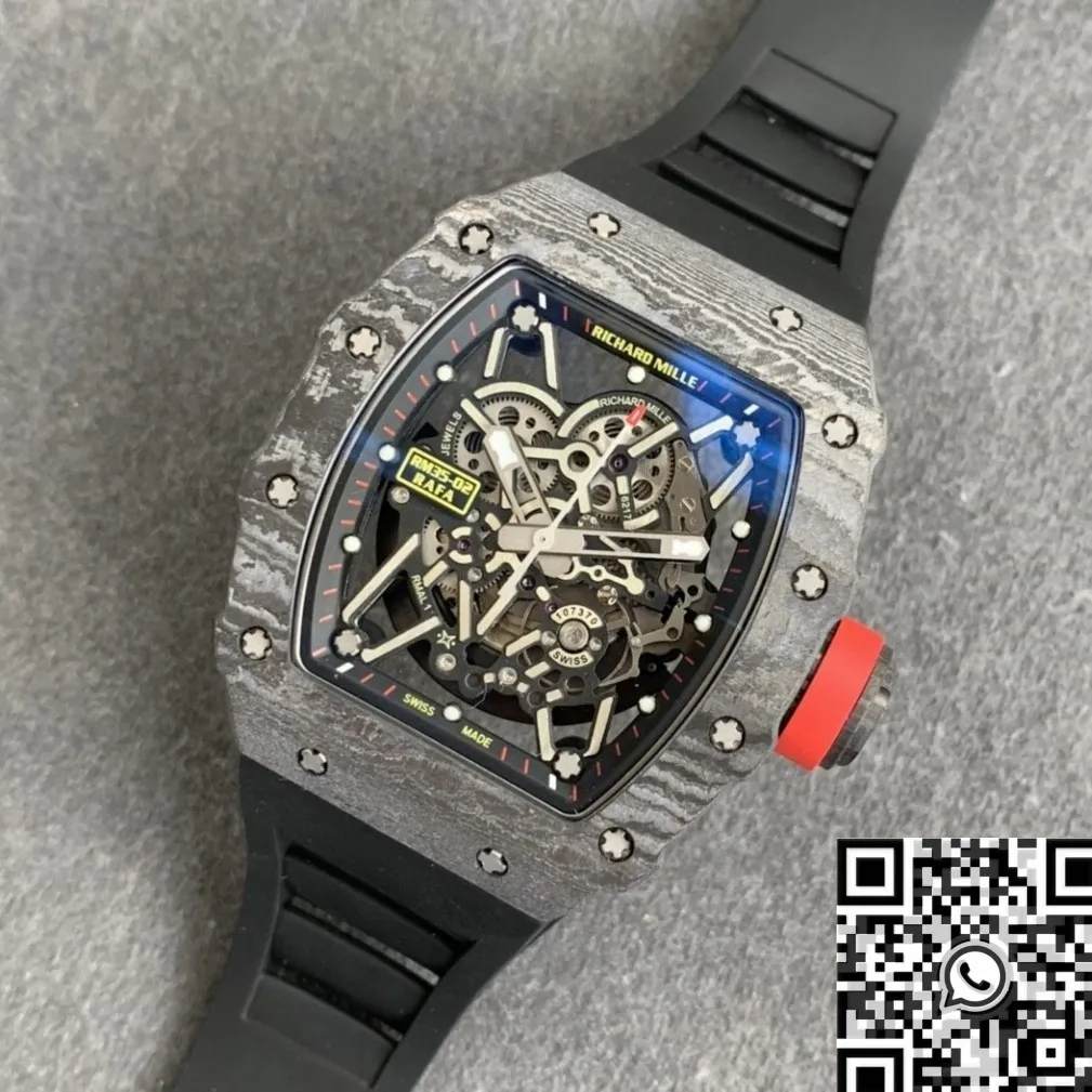 Effortless Richard Mille RM35-02 Carbon Fiber Case Watch ZF Factory 2286