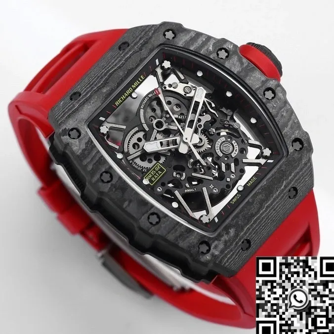 Richard Mille RM35-02 Red Strap Watch BBR Factory Cozy 2594