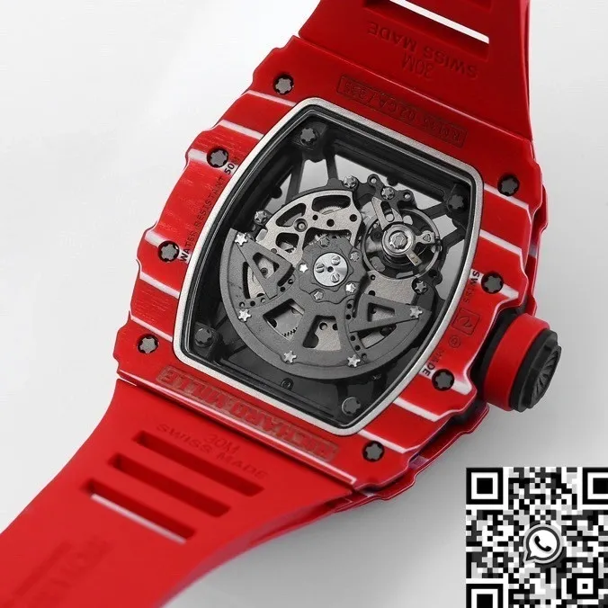 Richard Mille RM35-02 Red Strap Watch BBR Factory Cozy 2594