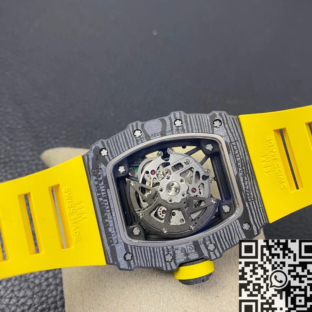 Richard Mille RM35-02 V3 Yellow Rubber Strap Watch ZF Factory ZeroBulk 2293